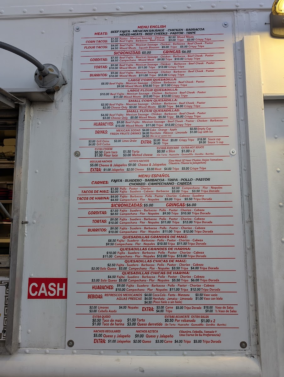 Taqueria El Rey Azteca Menu - Image 3